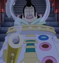 Saint Charloss as seen in the Sabaody Archipelago arc shortly after shooting Hachi. (Image via Toei Animation)